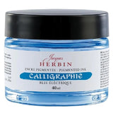 Encre pigmentée pour calligraphie J. Herbin 40 ml | Bleu électrique