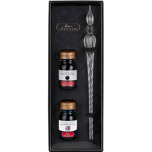 Zestaw do kaligrafii J. Herbin | Przezroczysty