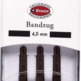 Zestaw stalówek do kaligrafii Brause Bandzug 4,0 mm | 3 szt.