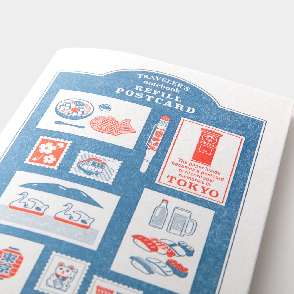 Wkład pocztówkowy do Traveler's Notebook Edycja Limitowana | Tokyo 2024