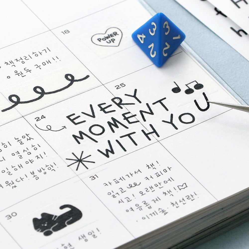 Naklejki ICONIC Doodle Alphabet Sticker Pack