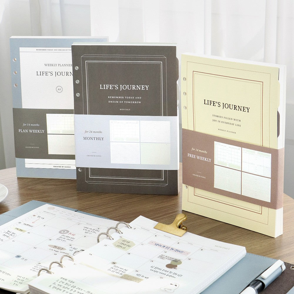 Wkład tygodniowy wieczny ICONIC Journey A5 Ring