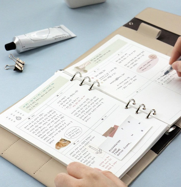 Wkład tygodniowy wieczny ICONIC Journey A5 Ring