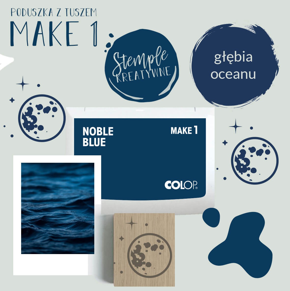 Poduszka do pieczątek | Głębia Oceanu