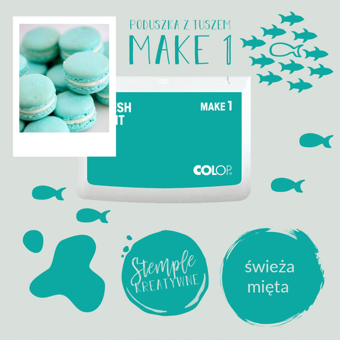 Poduszka do pieczątek | Świeża Mięta