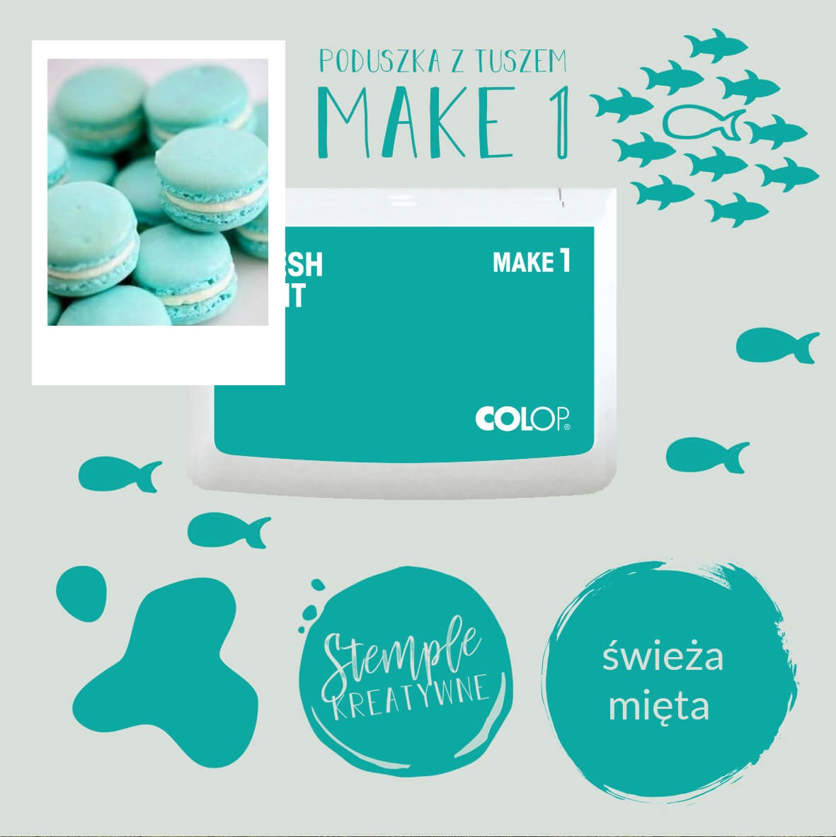 Poduszka do pieczątek | Świeża Mięta