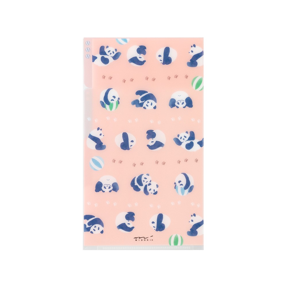 Folder z klapką Midori A5 | Panda