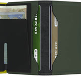 Portfel SECRID Miniwallet Matte | Zielono-limonkowy
