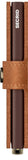 Portfel SECRID Premium Miniwallet Emboss Lines | Cognac