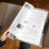 Okładka papierowa B5 King Jim Washable Kraft Paper | Niebieska