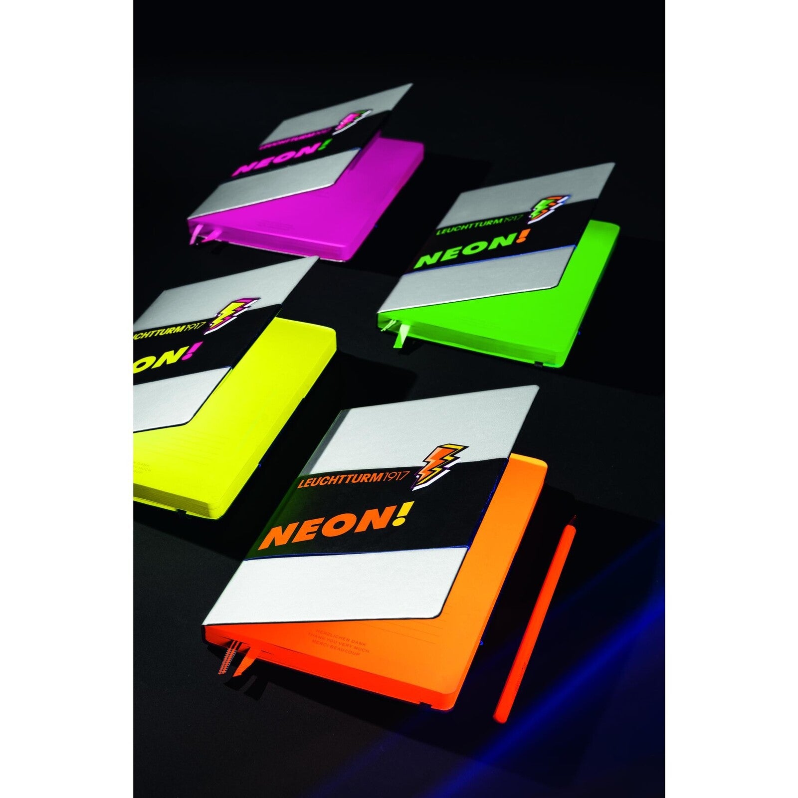 Notatnik Leuchtturm1917 A5 NEON | Pomarańczowy