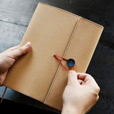 Okładka papierowa B5 King Jim Washable Kraft Paper | Camel