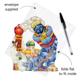 Kartka Okolicznościowa Santoro Pendulum | Życzenia urodzinowe od dżina