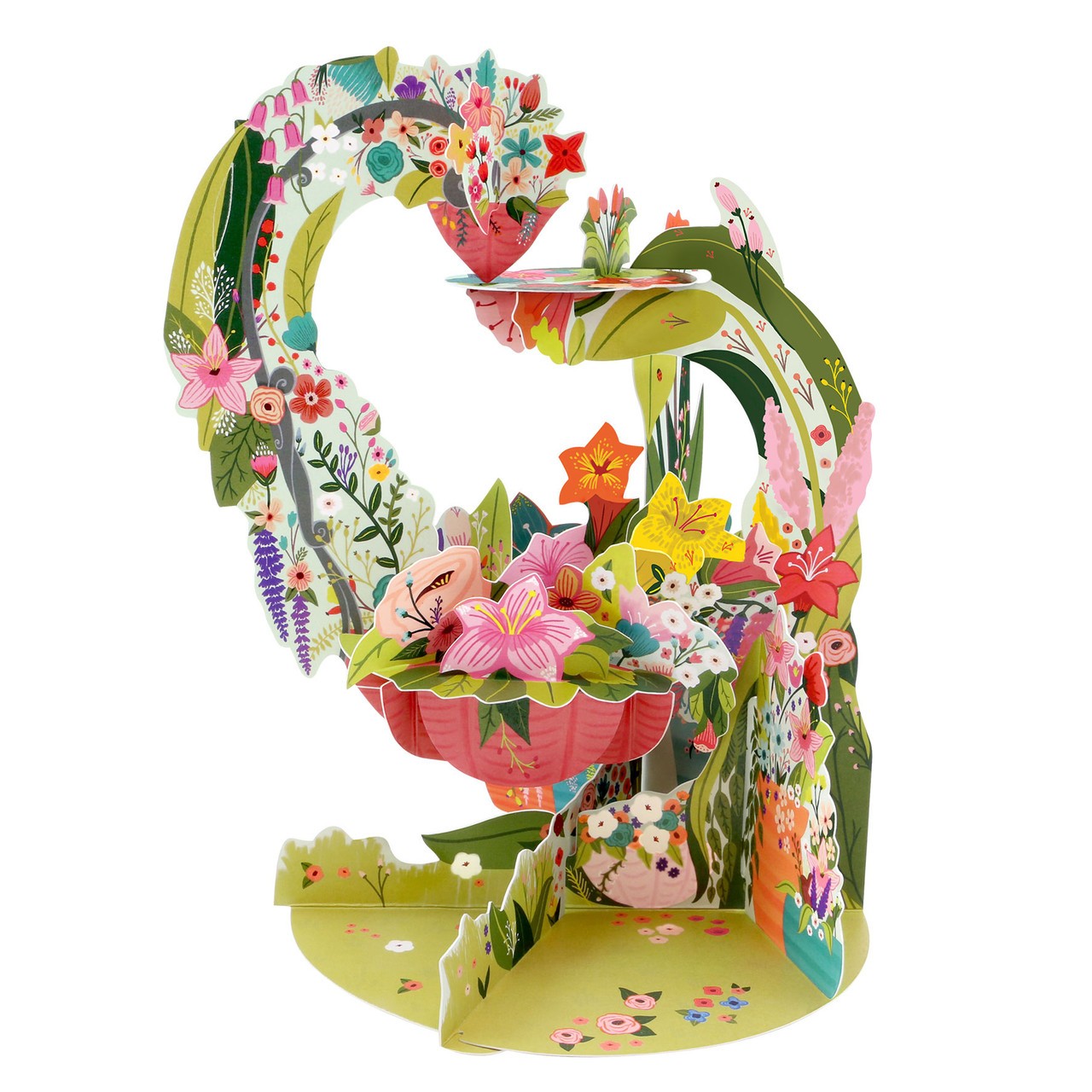 Kartka Okolicznościowa Santoro Pendulum | Kwiaty