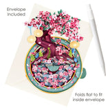 Kartka okolicznościowa Santoro Pirouettes | Kwiat Wiśni