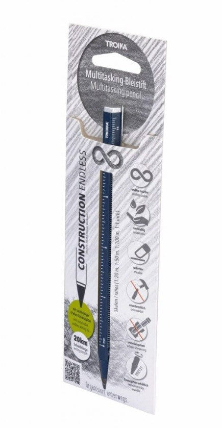 Ołówek wielozadaniowy Troika Construction Endless | Niebieski