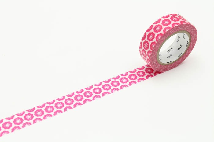 Taśma MT Ex 15 mm Flower Stamp