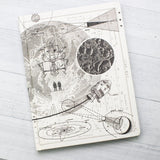 Notatnik Cognitive Surplus w twardej oprawie | Lądowanie na Księżycu