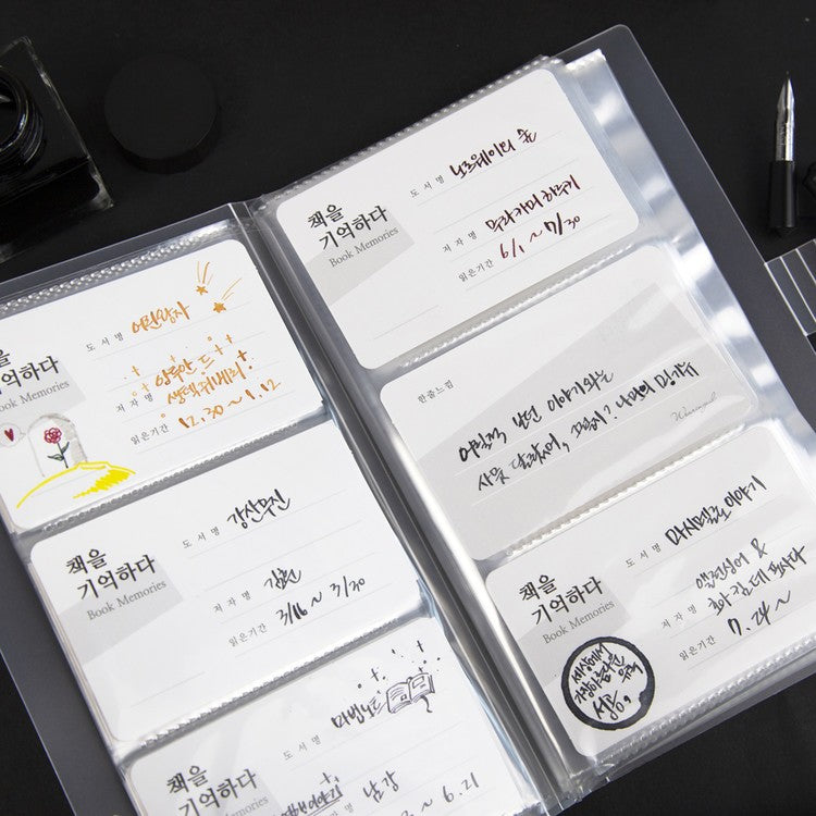 Przezroczysty segregator na karty do tworzenia wzorników Wearingeul