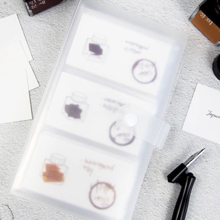 Przezroczysty segregator na karty do tworzenia wzorników Wearingeul