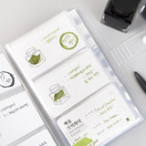 Przezroczysty segregator na karty do tworzenia wzorników Wearingeul