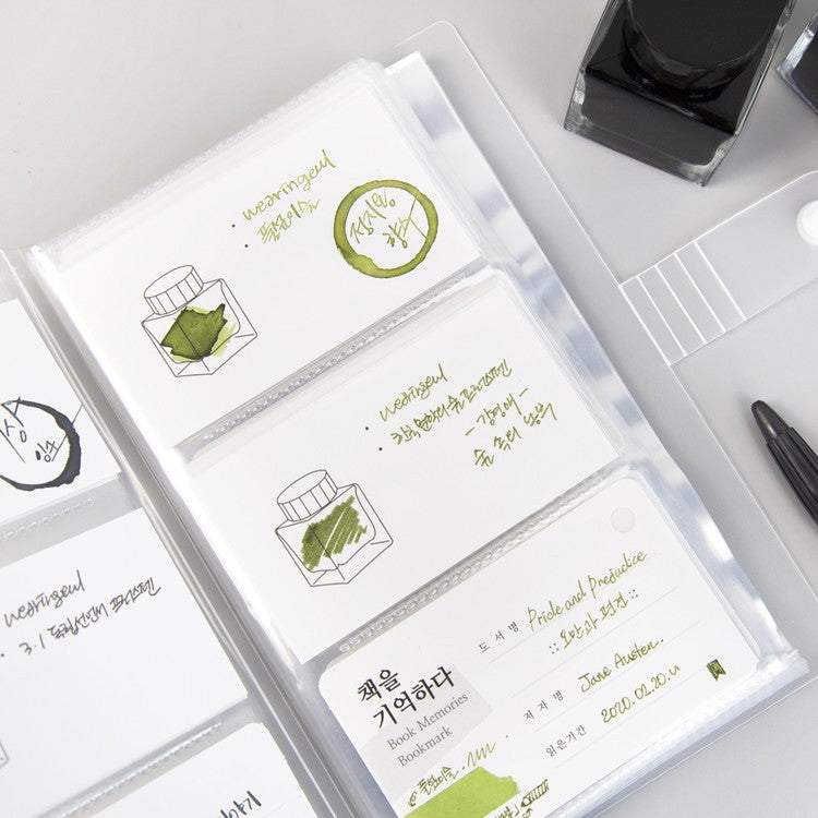 Przezroczysty segregator na karty do tworzenia wzorników Wearingeul