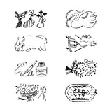 Pieczątka Midori Rotating Stamp Dial | Motywy