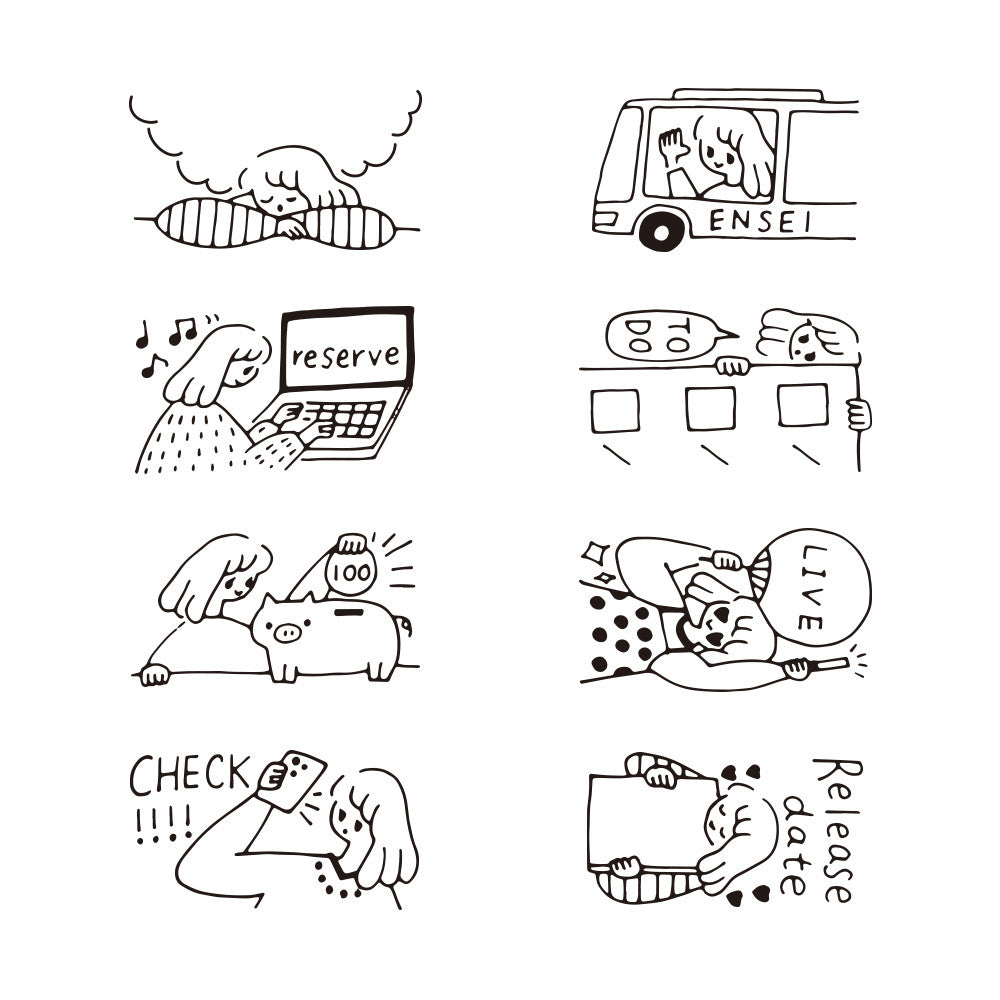 Pieczątka Midori Rotating Stamp Dial | Moje Ulubione