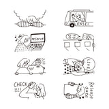 Pieczątka Midori Rotating Stamp Dial | Moje Ulubione