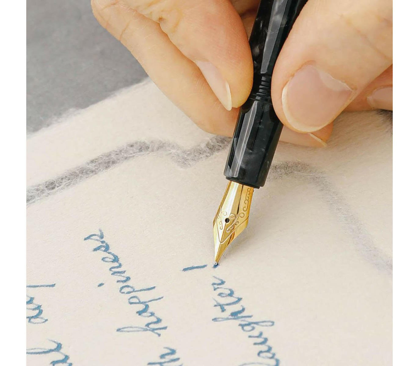 Pióro wieczne Attaché HIGHTIDE Marbled | Czarne