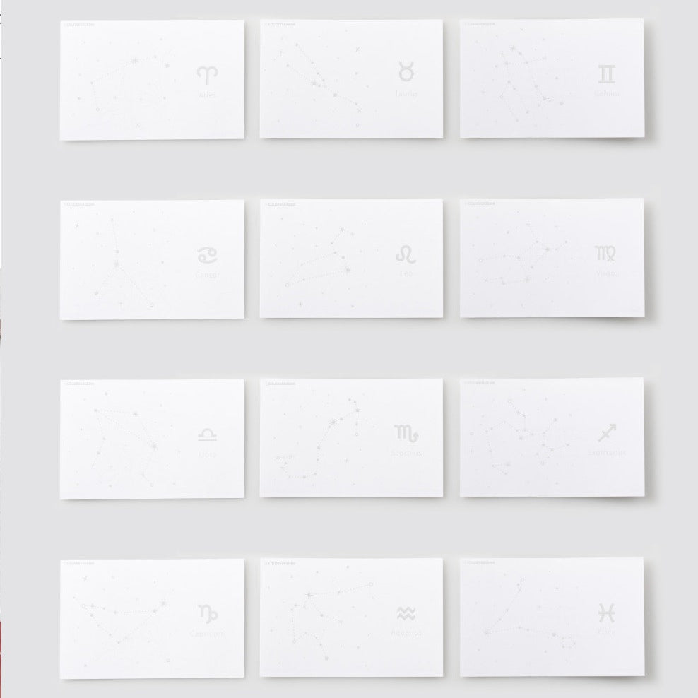 Karty do tworzenia wzorników Colorverse Ink | Konstelacje B