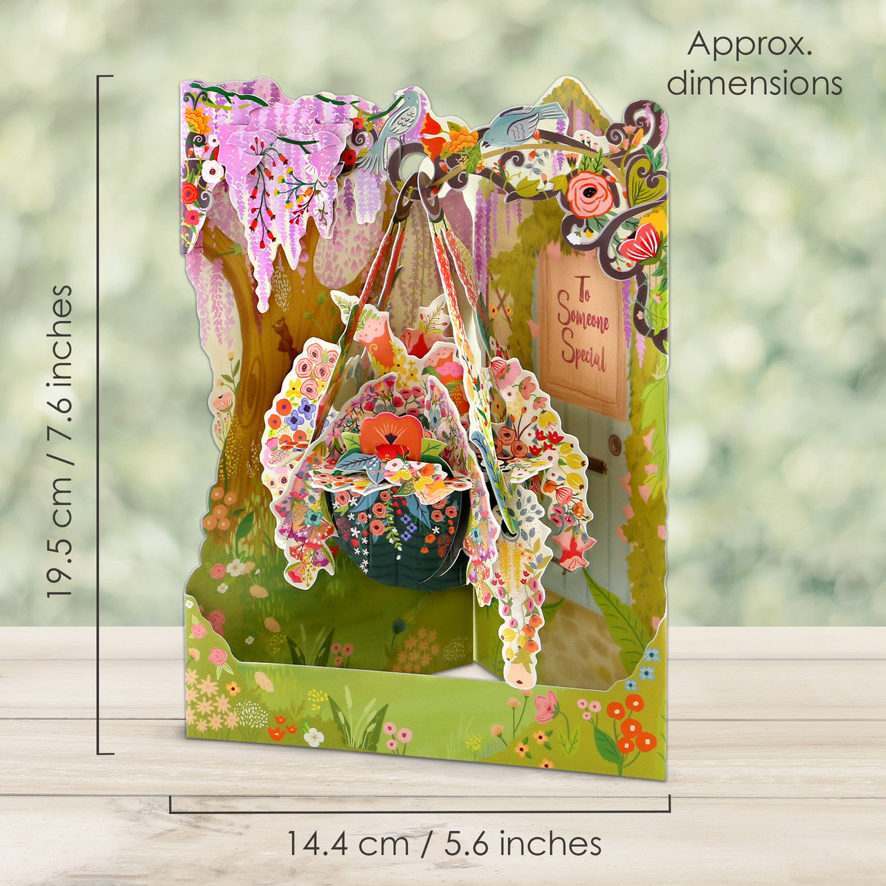 Kartka Okolicznościowa Santoro Swing Cards | Wiszący kosz