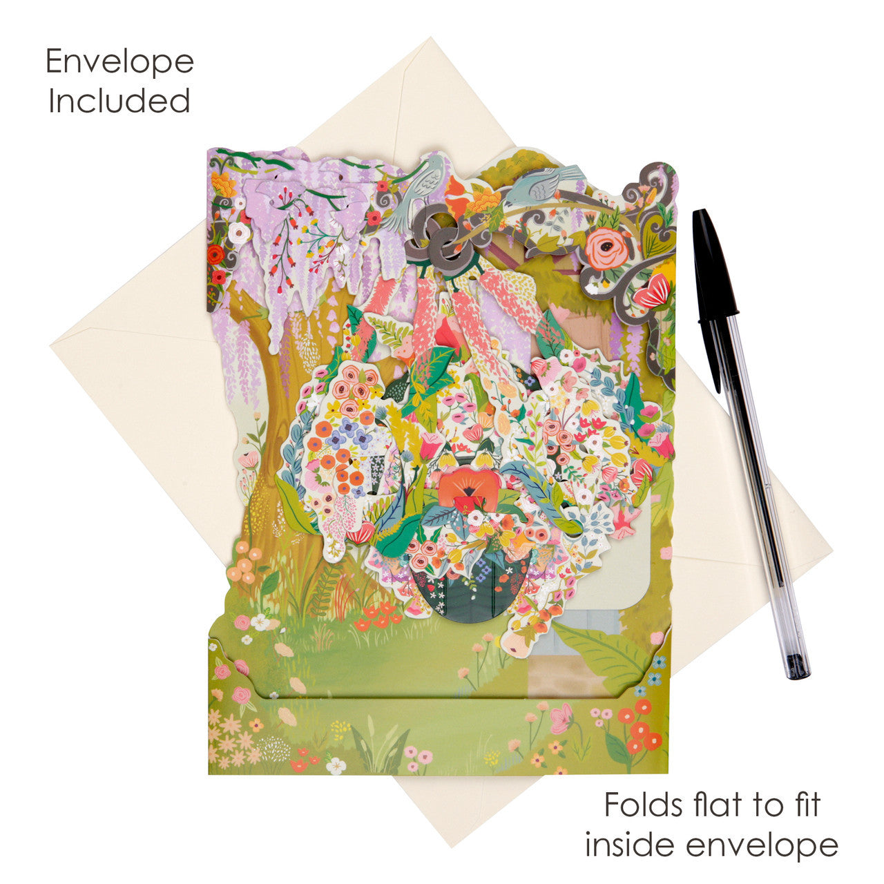 Kartka Okolicznościowa Santoro Swing Cards | Wiszący kosz