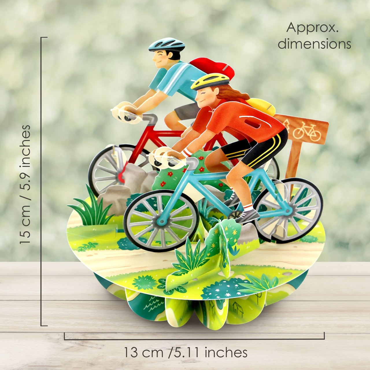 Kartka okolicznościowa Santoro Pirouettes | Kolarstwo