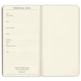 Notatnik kieszonkowy Gallery Leather | Czarny