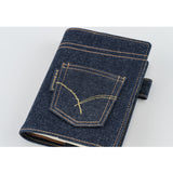 Okładka na Kalendarz 5-letni Hobonichi A6 | Hollywood Ranch Market: Indigo Jeans Pocket