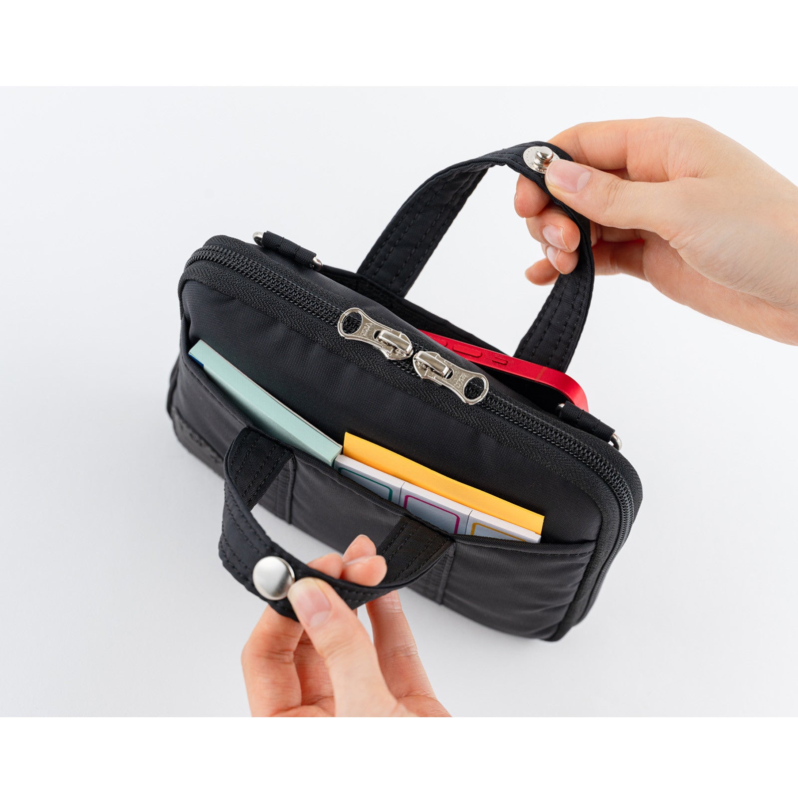 Okładka na kalendarz Hobonichi Techo A6 | POTR: Stroll (Black)