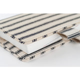 Okładka na kalendarz Hobonichi Techo A6 | Lined Fabric: Herringbone (Ivory x Black)