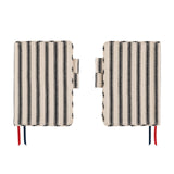 Okładka na kalendarz Hobonichi Techo A6 | Lined Fabric: Herringbone (Ivory x Black)