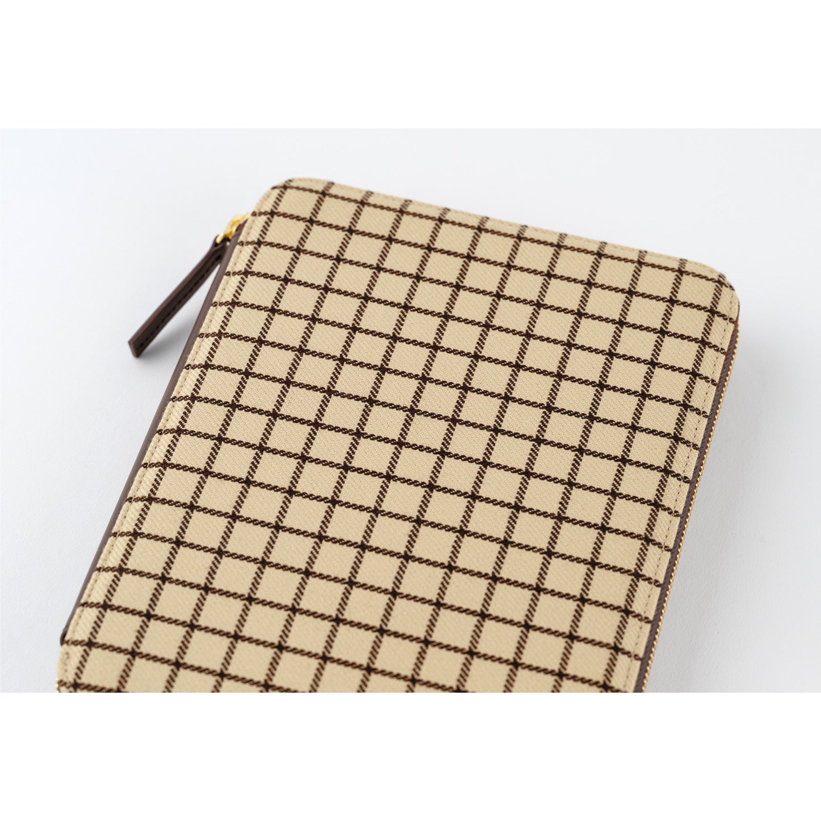 Okładka na kalendarz Hobonichi Techo A5 | Taut Zipped (Café au Lait Plaid)