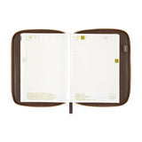 Okładka na kalendarz Hobonichi Techo A5 | Taut Zipped (Café au Lait Plaid)