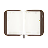 Okładka na kalendarz Hobonichi Techo A5 | Taut Zipped (Café au Lait Plaid)