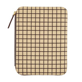 Okładka na kalendarz Hobonichi Techo A5 | Taut Zipped (Café au Lait Plaid)