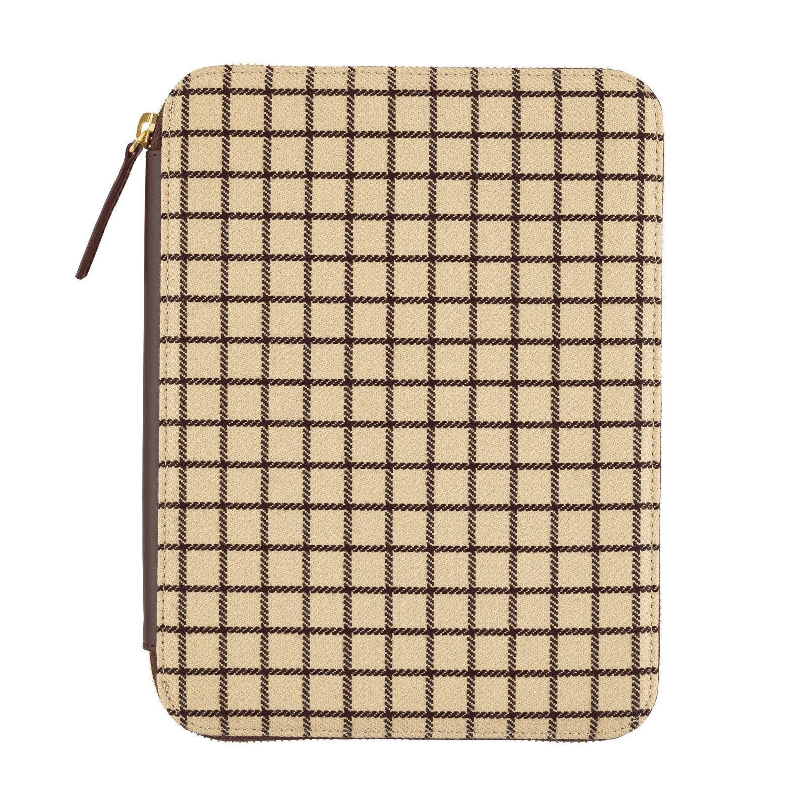 Okładka na kalendarz Hobonichi Techo A5 | Taut Zipped (Café au Lait Plaid)