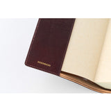 Skórzana Okładka na Kalendarz 5-letni Hobonichi A5 Large | Wiśniowa