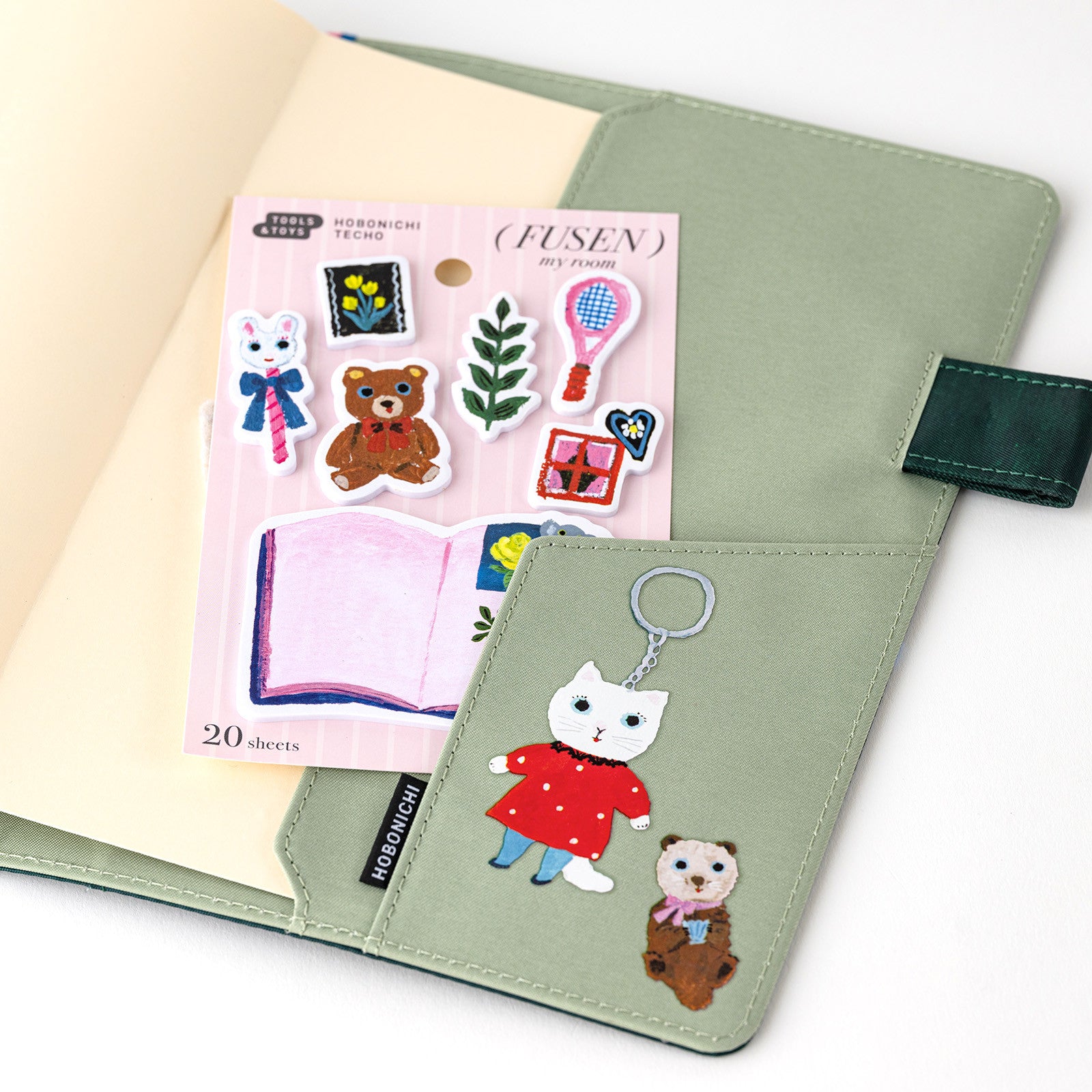 Karteczki Hobonichi Sticky Notes Tabs | Yumi Kitagishi: My room