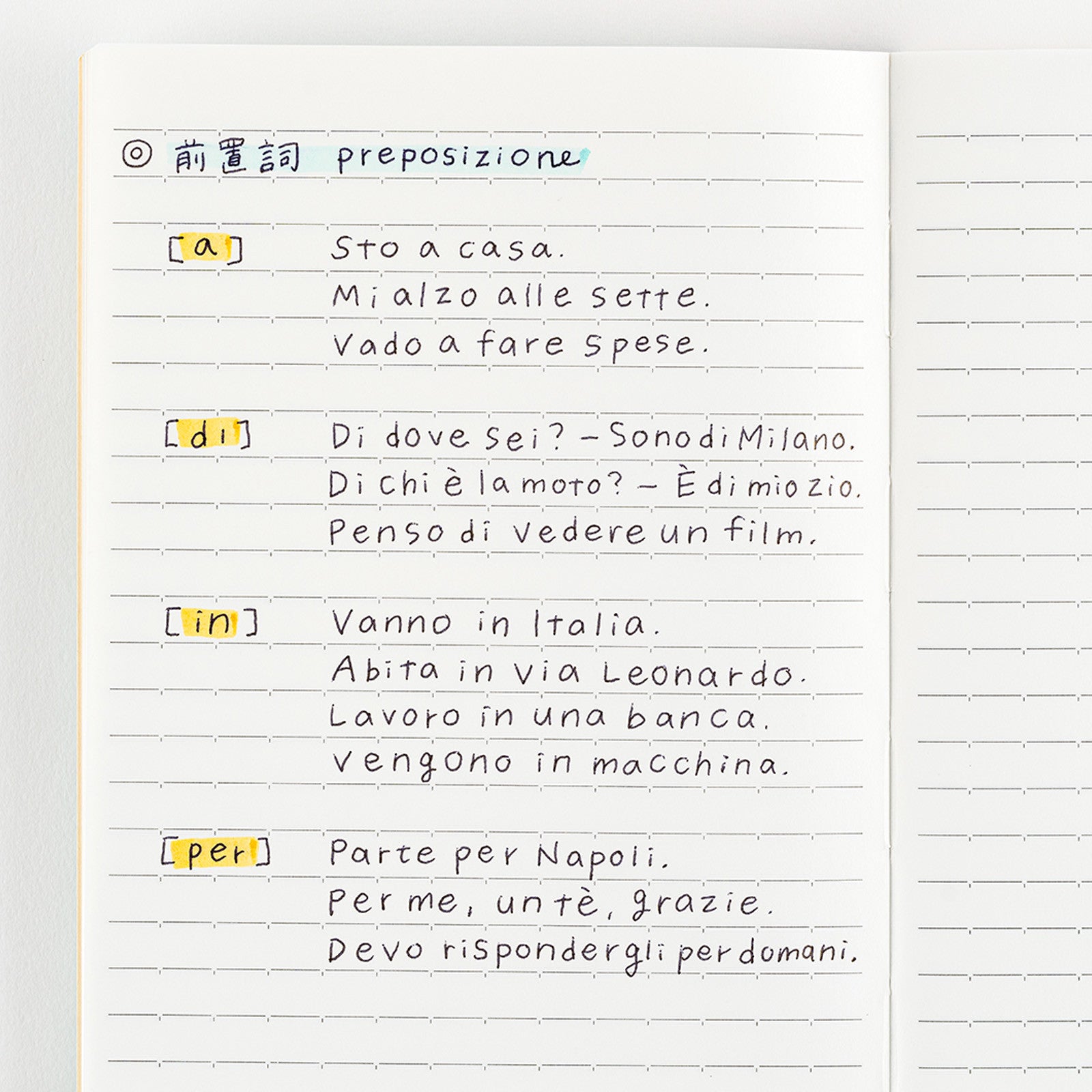 Notatnik Hobonichi A5 | Linie