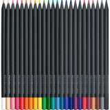 Kredki trójkątne Faber-Castell Black Edition | 24 kolory