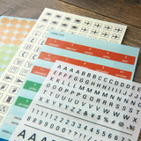 Zestaw naklejek Traveler's Notebook 2025 | Love and Trip