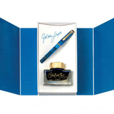 Zestaw Pelikan M200 Golden Lapis: Pióro Wieczne + Atrament | Edycja Specjalna 2024